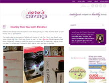 Tablet Screenshot of carascravings.com
